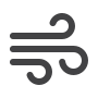 Blowing wind icon